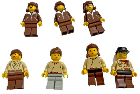 LEGO Star Wars Rebel Troopers Hoth Pilots Adventurers Desert Minifigure Vintage 