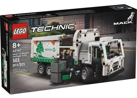 LEGO TECHNIC 42167 Mack LR Electric Garbage Truck 100% Complete Building Set
