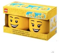 LEGO Storage Head Set, 6-Pieces NIB