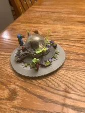 Alien Conquest UFO Abduction 7052 Lego Set 2011 mostly complete