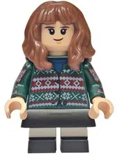 LEGO® Minifig hp611 - Hermione Granger - Dark Green Sweater