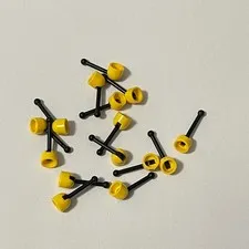 Lego 73587 4592 Yellow Replacement Add-on Pieces Parts Lot of 15