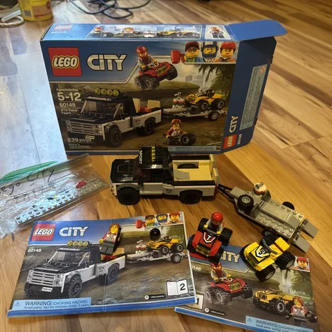 LEGO CITY: ATV Race Team (60148) 100% with box and instructions