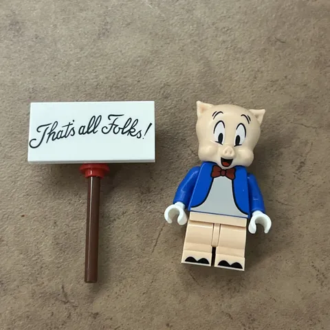 Porky Pig LEGO Looney Tunes Collectible Minifigures Series 71030