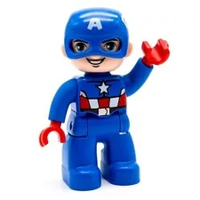 LEGO DUPLO Captain America Figure Marvel Super Heroes Superhero 10921 47394pb281