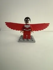 New LEGO Minifigure - Marvel Super Heroes - Falcon, Red - sh0099