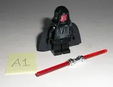 Lego Star Wars DARTH MAUL w/ Hood & Cape Minifigure 7101 7151 7663 3340 *A1*