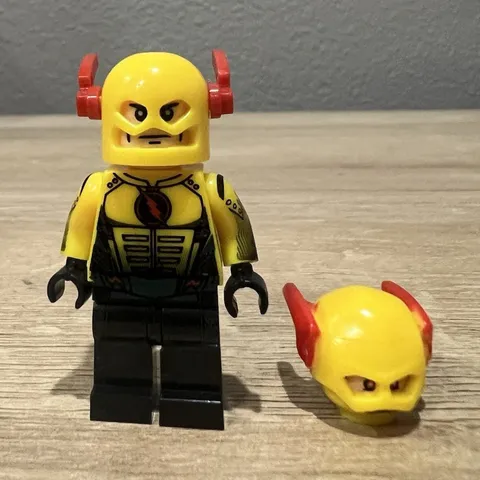 LEGO DC The Reverse Flash Custom Minifigure w second head