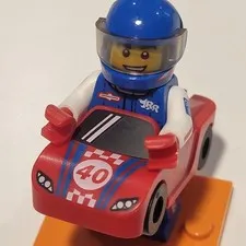 LEGO Minifigure Race Car Guy col324 CMF Series 18 71021 Racing Car Costume