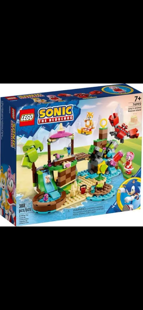 LEGO Sonic 76992 Amy's Animal Rescue Island Used