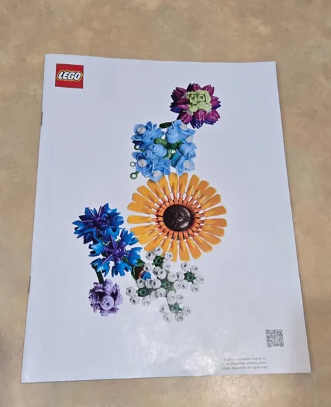 Lego instruction manual Wildflower Bouquet #10313