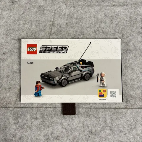 Lego Instruction Booklet Manual ONLY - Speed Champions - Time Machine - 77256