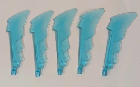 Lego 71857 Ninjago Trans-light blue Big Swords (x5) Dragons Rising 71786