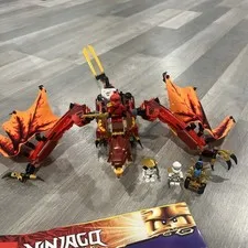 LEGO NINJAGO: Fire Dragon Attack (71753)  Almost Complete