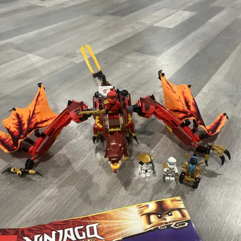 LEGO NINJAGO: Fire Dragon Attack (71753)  Almost Complete