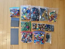 Lego Bulk Lot- Plates, Bricks, Doors, Wheels, Plants, Food, Windows (3.5LBs+ )