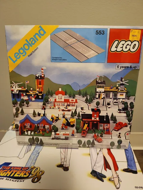 Vintage LEGO 553 Legoland Straight Road Plates SEALED 1979 Town Classic New