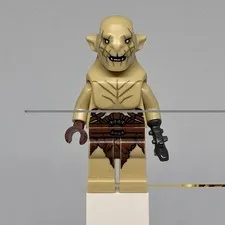 LEGO Azog Minifigure LOR087 the Lord of the Rings 79014 Hobbit Closed Mouth