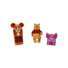 LEGO DUPLO Winnie the Pooh Piglet & Tigger Figure Lot - Toddler Toy