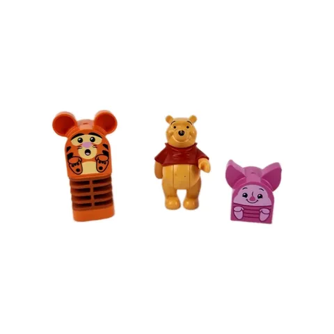 LEGO DUPLO Winnie the Pooh Piglet & Tigger Figure Lot - Toddler Toy