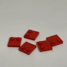 Lego 33909 Red Replacement Add-on Pieces Parts Lot of 5
