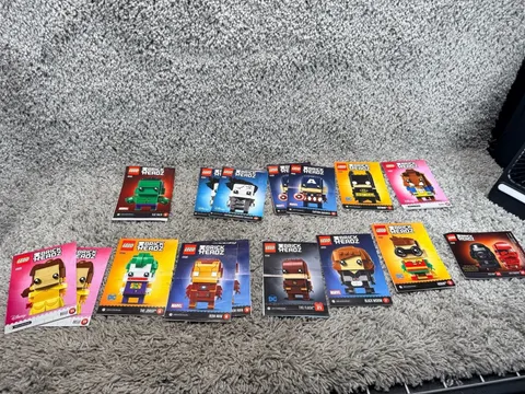 LEGO BrickHeadz Instruction Manual Lot of 16 Marvel DC Star Wars Disney