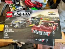 LEGO SPEED CHAMPIONS: Chevrolet Corvette C8.R Race Car and 1969 RETIRED 76903