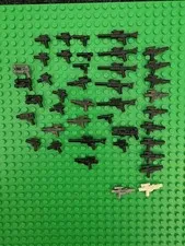 Lot Of 40 LEGO Black Silver White Weapons Guns Star Wars Marvel DC Accessories