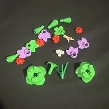 LEGO LOT VARIETY FLOWERS PETALS PARTS & PIECES MISC