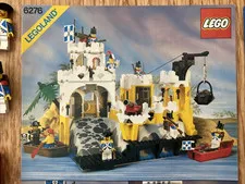 100% Complete Vintage LEGO Pirates Eldorado Fortress 6276 With Instructions