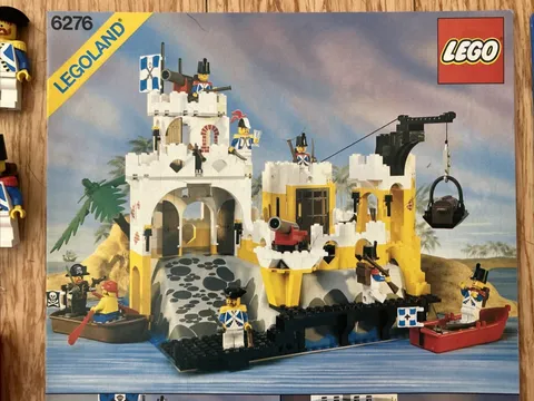 100% Complete Vintage LEGO Pirates Eldorado Fortress 6276 With Instructions