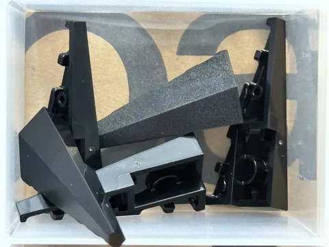 LEGO Parts - Black Wedge 5 x 2 Right - No 3505 - QTY 5