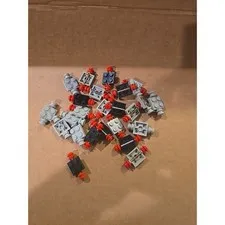 LEGO Lot of Light Gray & Black Technic Axle Pin Connector Pieces Vintage