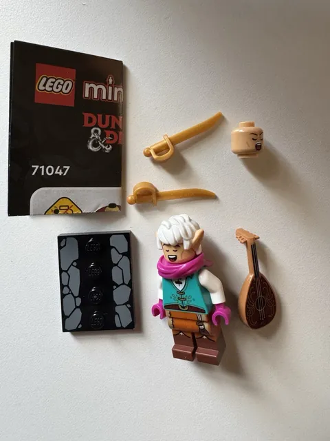 LEGO 71047 CMF -  Dungeons & Dragons - Elf Bard Minifigure