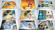 Vintage LEGO BIONICLE Instructions Manuals Lot 2001-2002 Tahu Onua Nui-Rama +SW