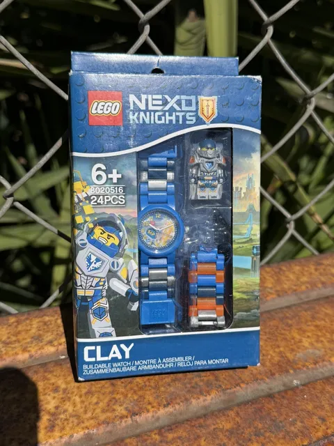 LEGO Nexo Knights Clay Buildable Watch 8020516 Minifigure Kids Wristwatch