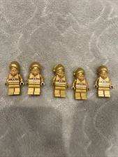lego gold santa minifigures
