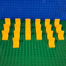LEGO 2x2 Minifigure Seat/Chair, In Yellow, Lot Of 20.