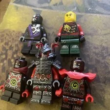 NINJAGO MINIFIGURES LOT ALL IN EX CONDITION