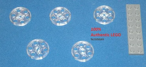 LEGO NEW Transparent Wedge Belt Wheel (5x) 4101678 6062324 Brick 4185