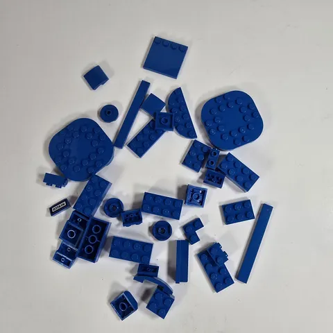 LEGO Blue Parts Lot Pieces Mixed Bricks Plates Specialty Pieces Genuine Bulk