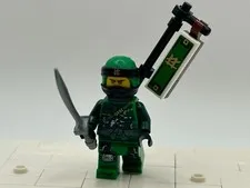 LEGO Ninjago Lloyd Hunted Green Wrap and Neck Bracket minifigure 70658 njo0481