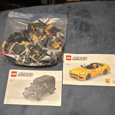 LEGO Speed Champions 76924 Mercedes-AMG G 63 & SL 63 Parts Bulk Lot 806pc