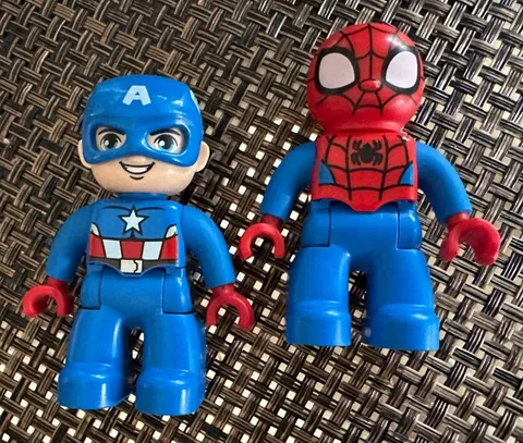 Lego Duplo Figure Spider-Man And Captain America