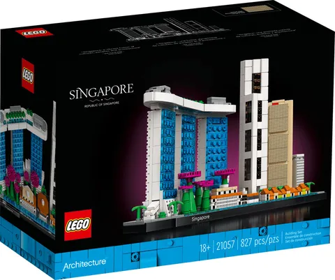2021 LEGO RETIRED 21057 ARCHITECTURE SKYLINES SINGAPORE 827 Pc BOX MINT See Pics