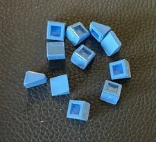Lego 1x1x2/3 Light Aqua Slope Piece Bulk Lot 11 Part #54200