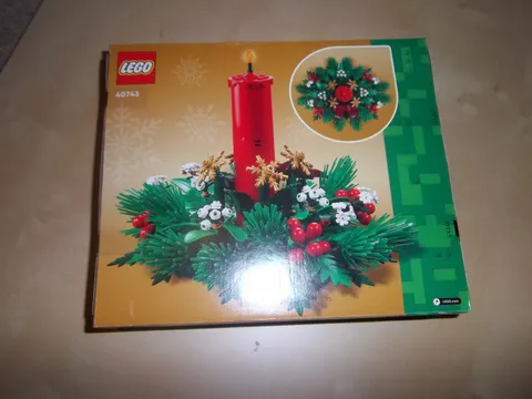 New Lego Christmas Candle Table Decoration 40743  Brand new Sealed