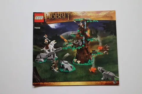 LEGO® The Hobbit LOTR 79002 Attack of the Wargs Instruction Manual Only!