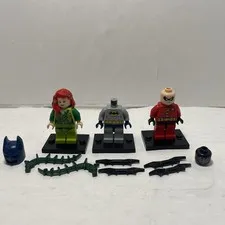 LEGO Batman 6860 - Batman, Robin, Poison Ivy, Bane head + Accessories - Rougher