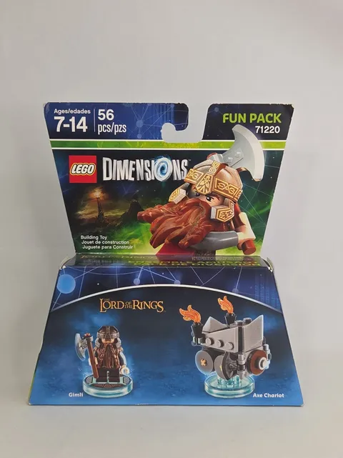 LEGO Dimensions 71220 Gimli Fun Pack Lord of the Rings NEW Sealed NIB